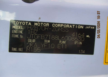 2020 Toyota Coaster